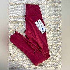 28” Base Pace Lululemon Leggings (Mulled Wine)